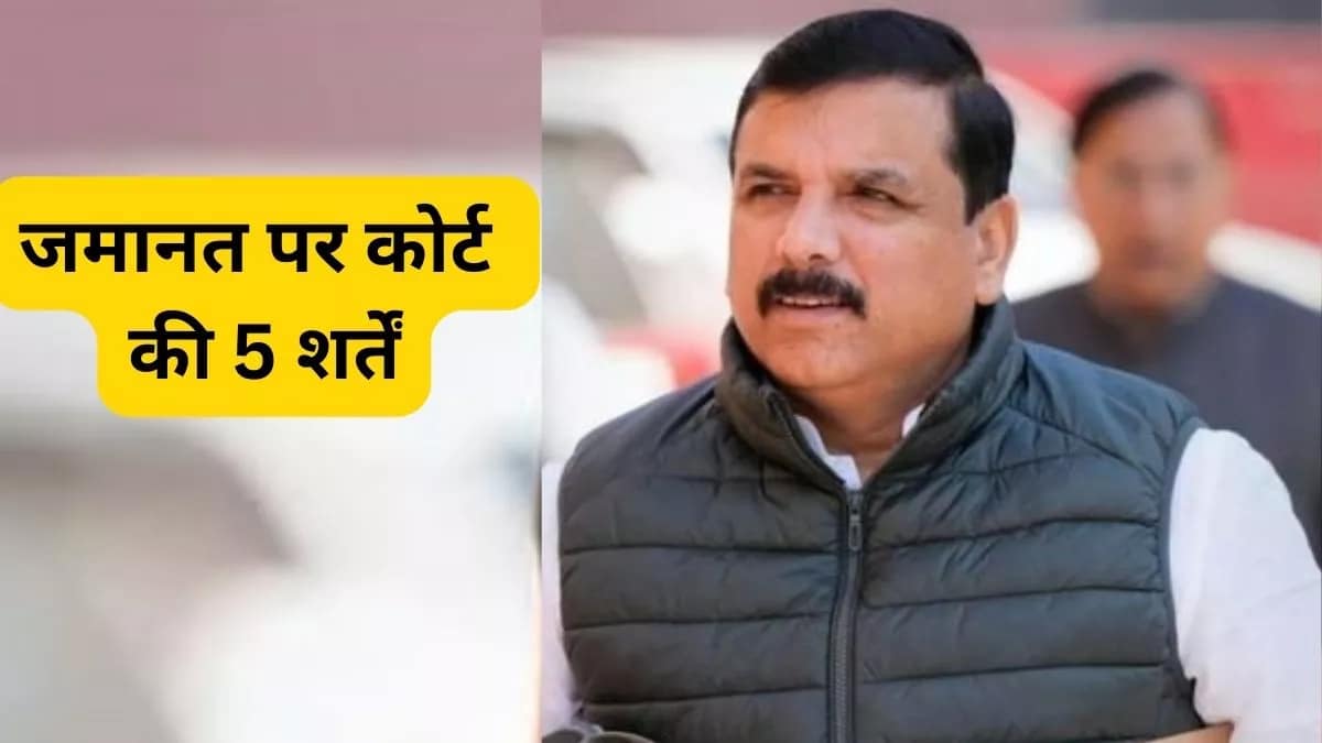 दिल्ली-NCR छोड़कर नहीं जा सकेंगे AAP नेता संजय सिंह, मोबाइल लोकेशन चालू रखने सहित इन 5 शर्तों पर मिली जमानत.. 42 दिल्ली-NCR छोड़कर नहीं जा सकेंगे AAP नेता संजय सिंह, मोबाइल लोकेशन चालू रखने सहित इन 5 शर्तों पर मिली जमानत.. February 13, 2026