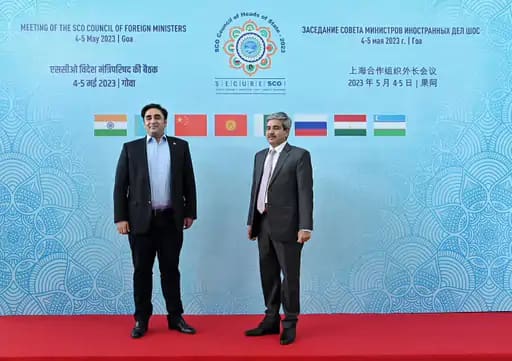 SCO के लिए गोवा पहुंचे बिलावल भुट्टो,बोले- मैं यहां आकर बहुत खुश हूं.. 42 SCO के लिए गोवा पहुंचे बिलावल भुट्टो,बोले- मैं यहां आकर बहुत खुश हूं.. March 7, 2026