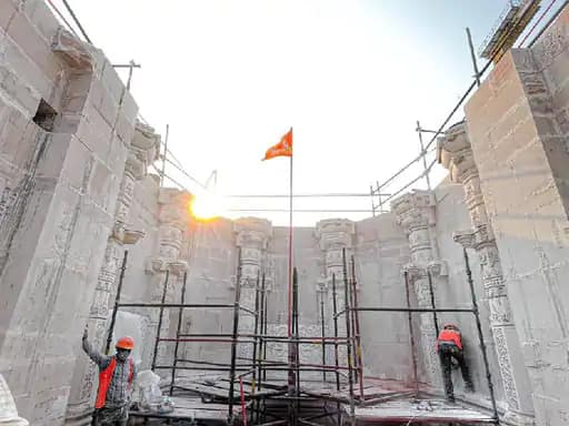 गर्भगृह की पहली तस्वीर, जहां रामलला विराजमान होंगे,अयोध्या में राम मंदिर के भूतल का 70% काम पूरा.. 42 गर्भगृह की पहली तस्वीर, जहां रामलला विराजमान होंगे,अयोध्या में राम मंदिर के भूतल का 70% काम पूरा.. December 2, 2025