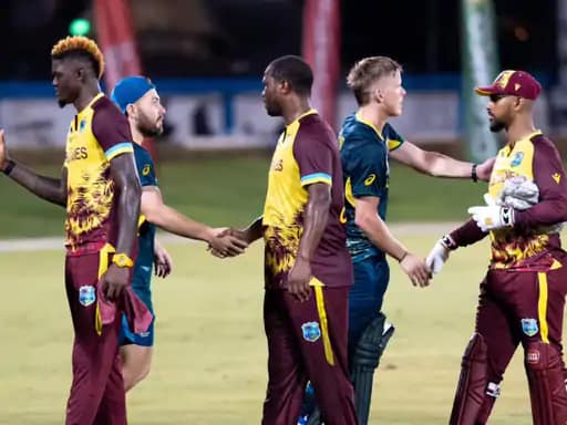 वेस्टइंडीज ने ऑस्ट्रेलिया को वॉर्मअप मैच में हराया,हाई स्कोरिंग मुकाबले में 35 रन से जीते कैरेबियाई, पूरन-पॉवेल के अर्धशतक 42 वेस्टइंडीज ने ऑस्ट्रेलिया को वॉर्मअप मैच में हराया,हाई स्कोरिंग मुकाबले में 35 रन से जीते कैरेबियाई, पूरन-पॉवेल के अर्धशतक January 31, 2026
