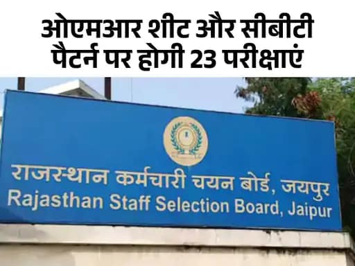 अगले 6 महीने में होंगी 31 भर्ती परीक्षाएं,50 लाख से ज्यादा स्टूडेंट्स होंगे शामिल; राजस्थान चयन बोर्ड ने जारी किया कैलेंडर 42 अगले 6 महीने में होंगी 31 भर्ती परीक्षाएं,50 लाख से ज्यादा स्टूडेंट्स होंगे शामिल; राजस्थान चयन बोर्ड ने जारी किया कैलेंडर December 2, 2025