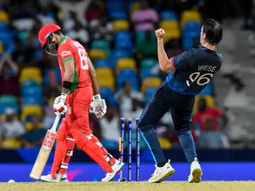 11 साल बाद टी-20 वर्ल्डकप मैच टाई हुआ:नामीबिया ने सुपरओवर में ओमान को हराया; विसे ने सुपरओवर में 13 रन बनाए, 1 विकेट लिया 42 11 साल बाद टी-20 वर्ल्डकप मैच टाई हुआ:नामीबिया ने सुपरओवर में ओमान को हराया; विसे ने सुपरओवर में 13 रन बनाए, 1 विकेट लिया January 31, 2026