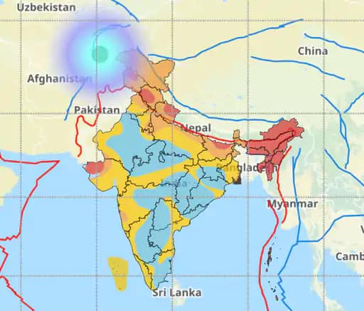 अफगानिस्तान से दिल्ली तक भूकंप के झटके,6.1 रही तीव्रता.. 42 अफगानिस्तान से दिल्ली तक भूकंप के झटके,6.1 रही तीव्रता.. February 10, 2026