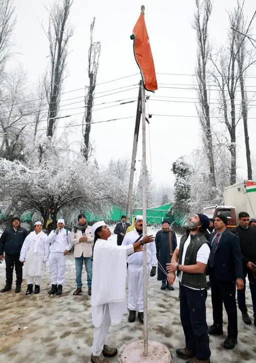 भारत जोड़ो यात्रा की क्लोजिंग सेरेमनी,राहुल ने श्रीनगर में तिरंगा फहराकर यात्रा खत्म की.. 42 भारत जोड़ो यात्रा की क्लोजिंग सेरेमनी,राहुल ने श्रीनगर में तिरंगा फहराकर यात्रा खत्म की.. March 7, 2026