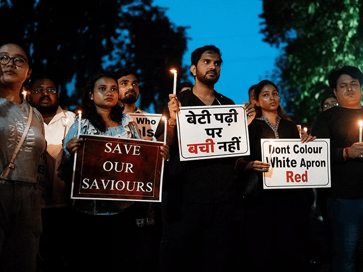 कोलकाता रेप-मर्डर केस, 2 ACP समेत 3 पुलिस अफसर सस्पेंड,CISF ने अस्पताल की सुरक्षा संभाली, पूर्व प्रिंसिपल के खिलाफ ED जांच की मांग की 42 कोलकाता रेप-मर्डर केस, 2 ACP समेत 3 पुलिस अफसर सस्पेंड,CISF ने अस्पताल की सुरक्षा संभाली, पूर्व प्रिंसिपल के खिलाफ ED जांच की मांग की December 26, 2025